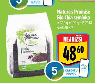  Nature's Promise Bio Chia semínka • 300 g  