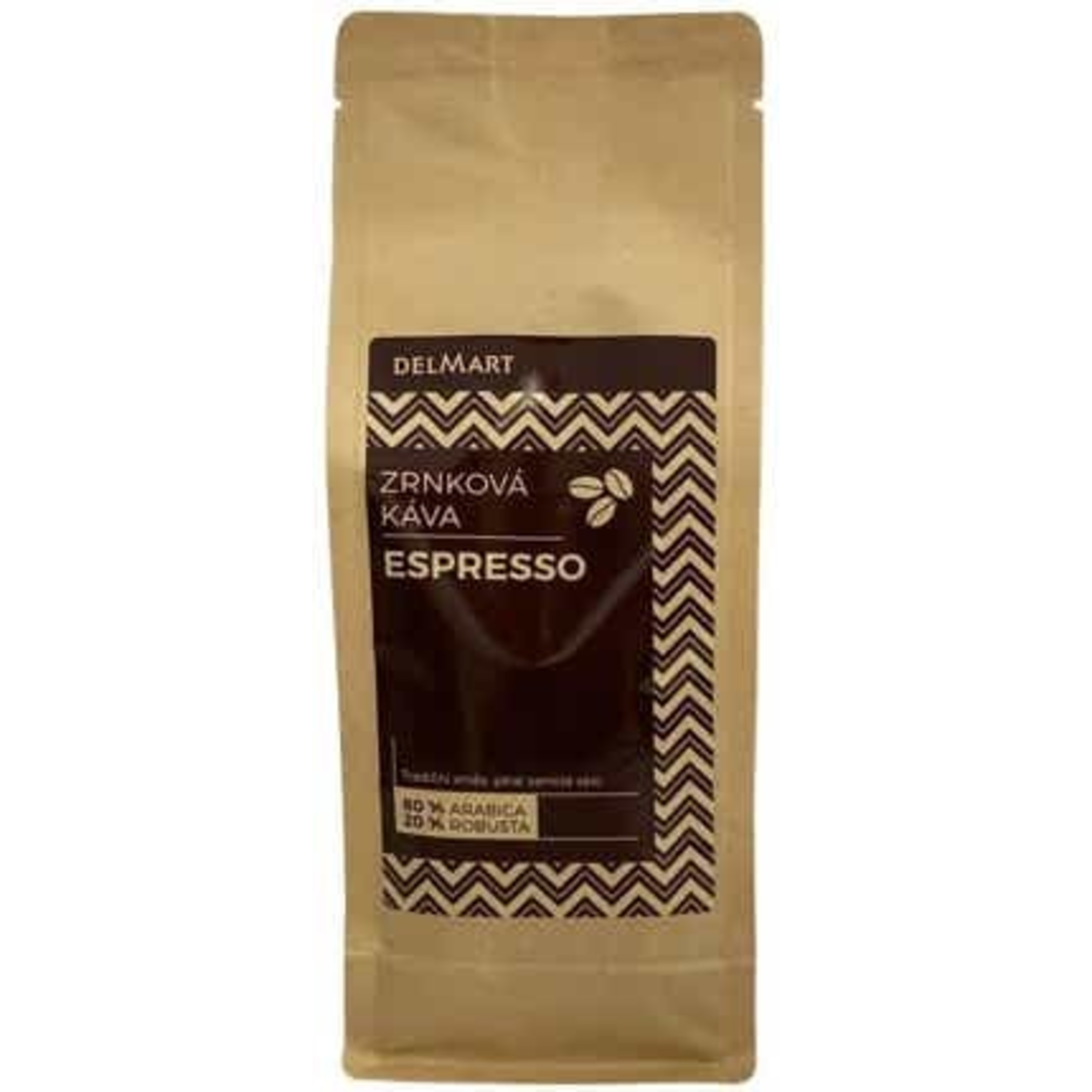 Delmart Káva zrnková espresso 80% Arabica