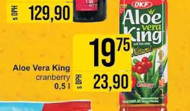Aloe Vera King cranberry 0,5l