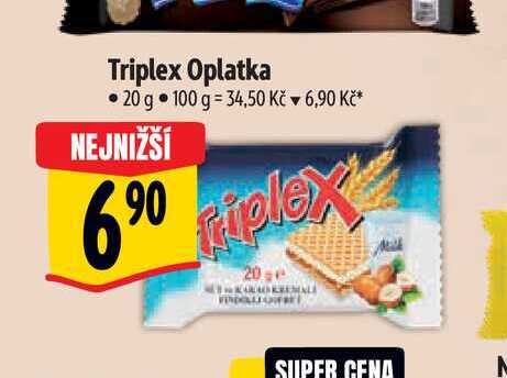 Triplex Oplatka 20 g  