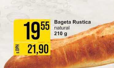 Bageta Rustica natural 210 g