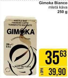 Gimoka Bianco mletá káva 250 g 