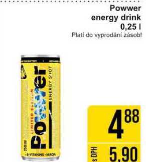 Powwer energy drink 0,25l