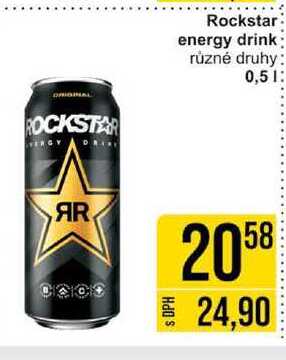 Rockstar energy drink různé druhy 0,5l 