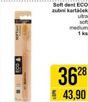 Soft dent ECO zubní kartáček ultra soft medium 1 ks 