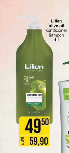 Lilien olive oil kondicioner šampon 1l 