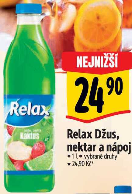 Relax Džus, nektar a nápoj, 1 l