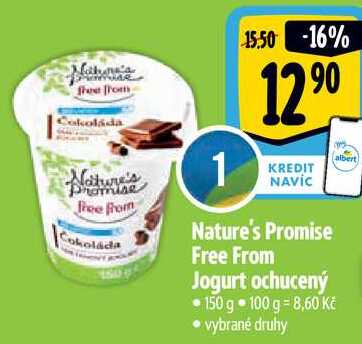 Nature's Promise Free From Jogurt ochucený, 150 g 