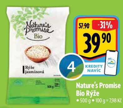 Nature's Promise Bio Rýže, 500 g
