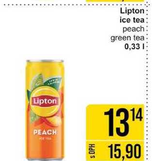 Lipton ice tea peach green tea 0,33l