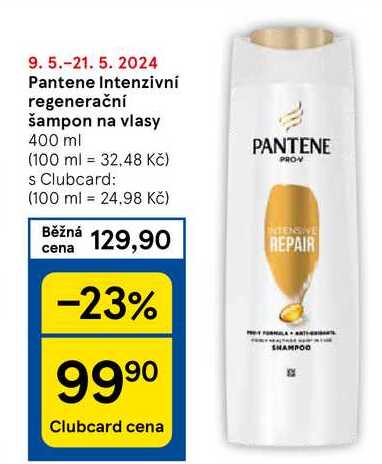 Pantene Intenzivní regenerační šampon na vlasy, 400 ml 