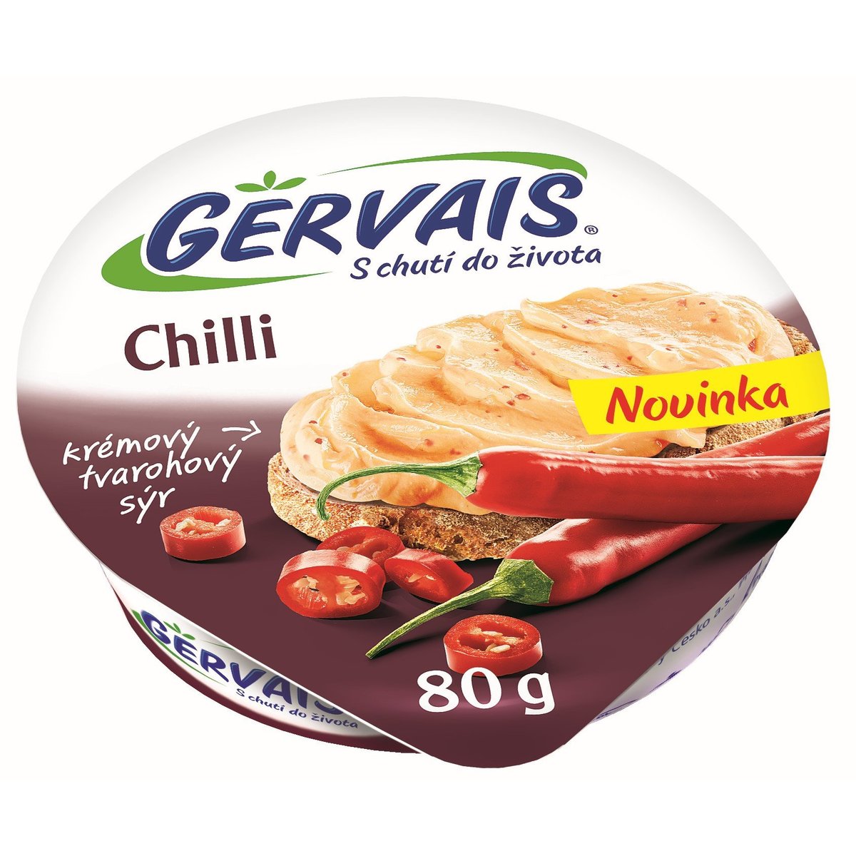 Gervais Original krémový tvarohový sýr s chilli