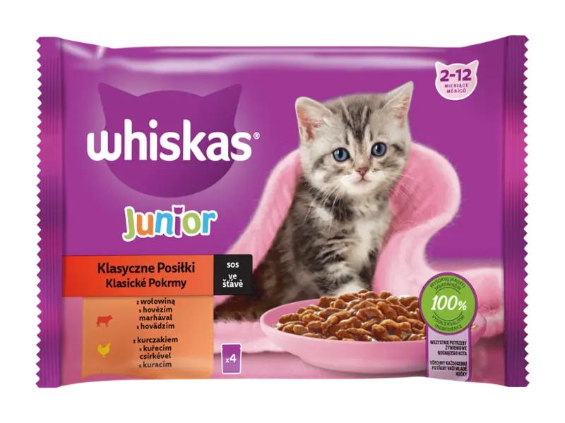 Whiskas Masový výběr krmiv pro koťata Junior, 340 g