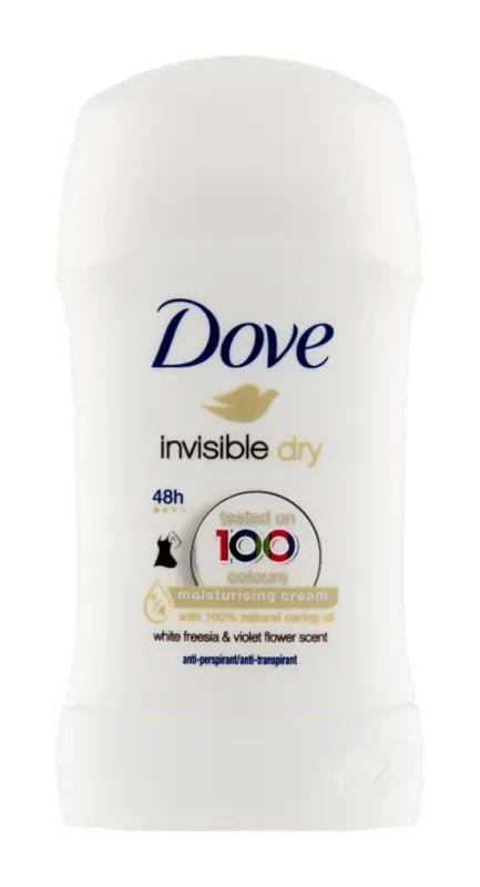 Dove Antiperspirant tuhý pro ženy Invisible Dry, 40 ml