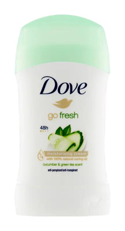 Dove Antiperspirant tuhý pro ženy Go Fresh Cucumber & Green Tea, 40 ml
