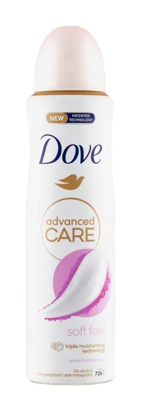 Dove Antiperspirant sprej pro ženy Advanced Soft Feel, 150 ml