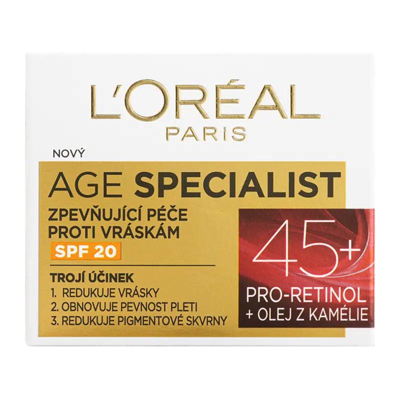 L'Oréal Denní krém Age Specialist 45+ SPF 20, 50 ml