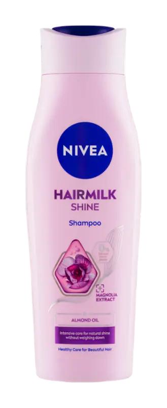 NIVEA Pečující šampon Hairmilk Natural Shine, 250 ml
