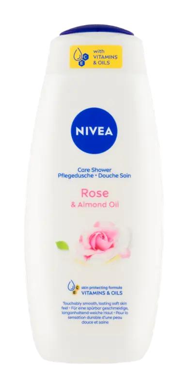 NIVEA Pečující sprchový gel Rose & Almond Oil, 500 ml