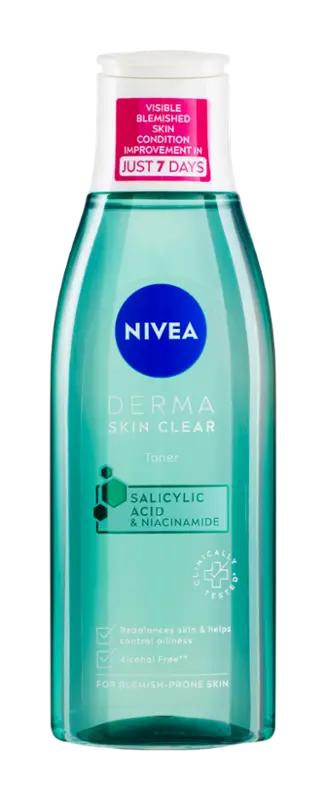 NIVEA Čisticí pleťová voda Derma Skin Clear, 200 ml