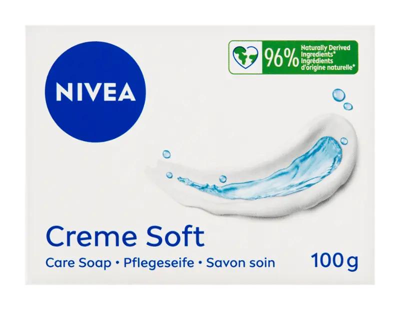 NIVEA Pečující krémové mýdlo Creme Soft, 100 g
