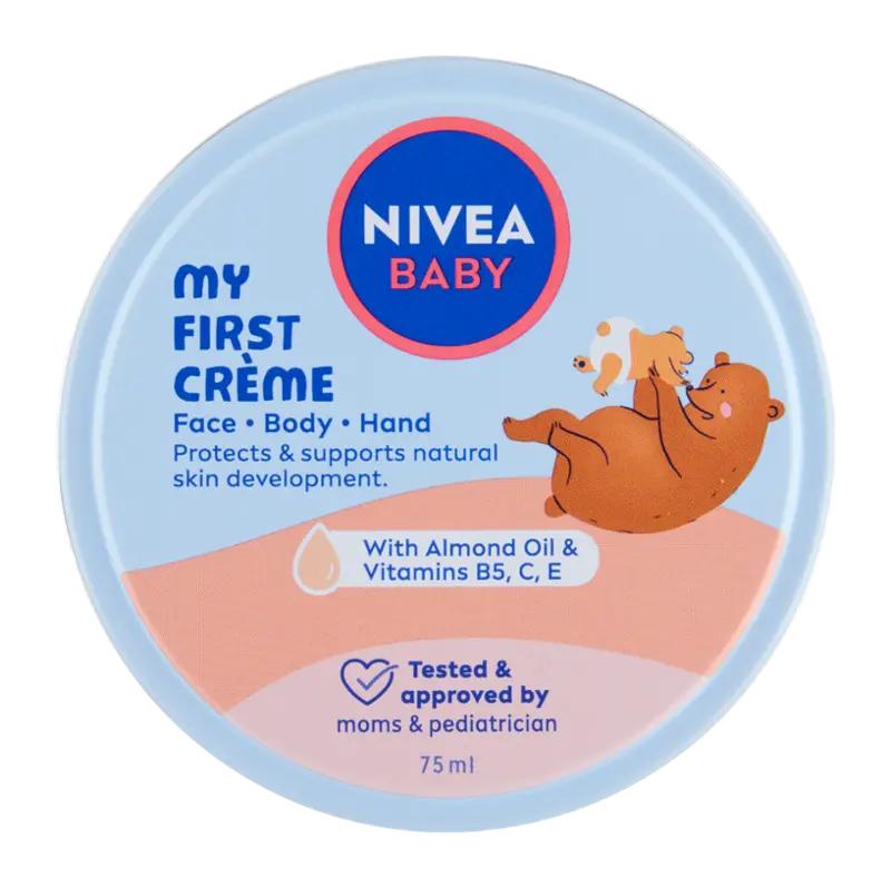 NIVEA Baby Krém na tvář, tělo a ruce, 75 ml