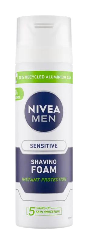 NIVEA Men Pěna na holení Sensitive, 200 ml