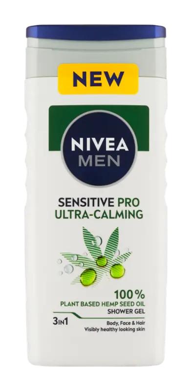 NIVEA Men Sprchový gel pro muže 3v1 Sensitive Pro Ultra-Calming, 250 ml