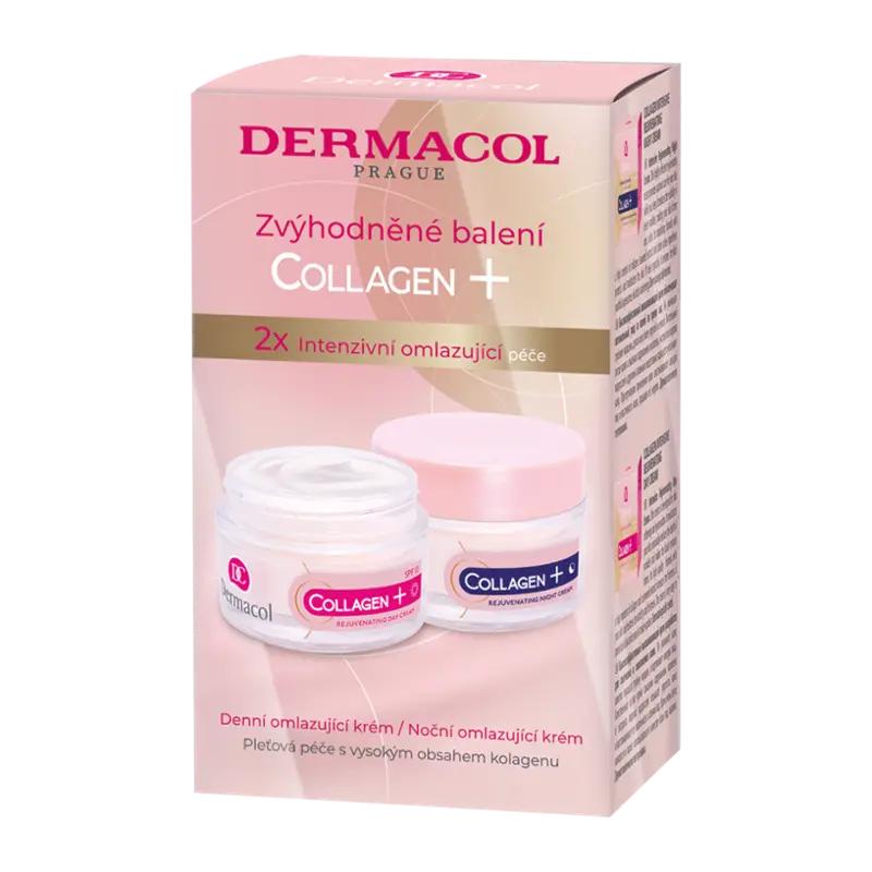 Dermacol Denní a noční krém Collagen+, duopack  2x 50 ml, 100 ml