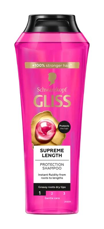 Gliss Šampon Supreme Length pro dlouhé vlasy, 400 ml
