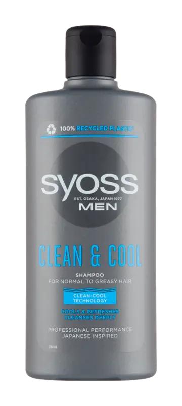 Syoss Šampon pro muže Clean & Cool, 440 ml