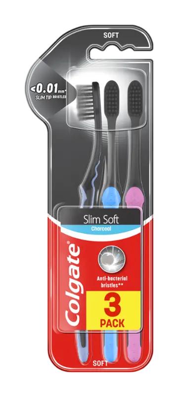 Colgate Zubní kartáček Slim Soft měkký multipack, 3 ks