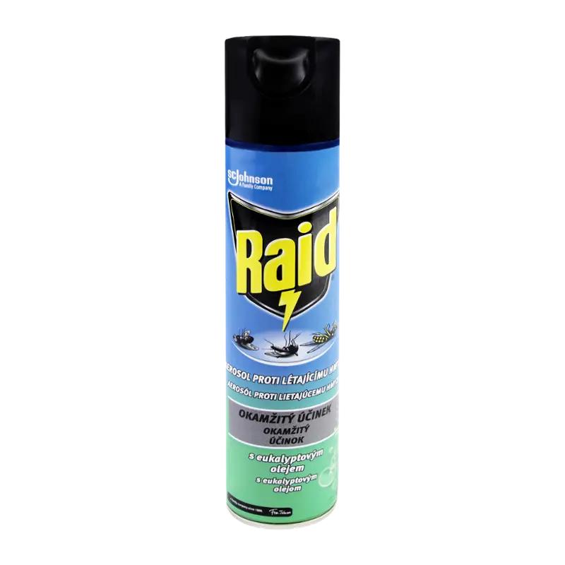 Raid Sprej proti létajícímu hmyzu s eukalyptovým olejem, 400 ml