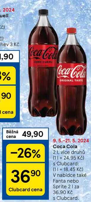 Coca Cola, 2 l