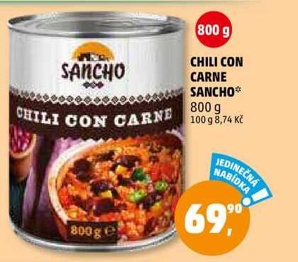 CHILI CON CARNE SANCHO, 800 g