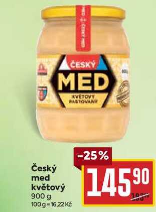 Český med květový 900 g  