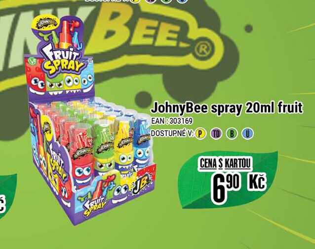 JohnyBee spray 20ml fruit 