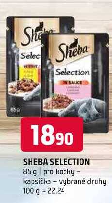 Sheba Selection 85 g pro kočky kapsička vybrané druhy