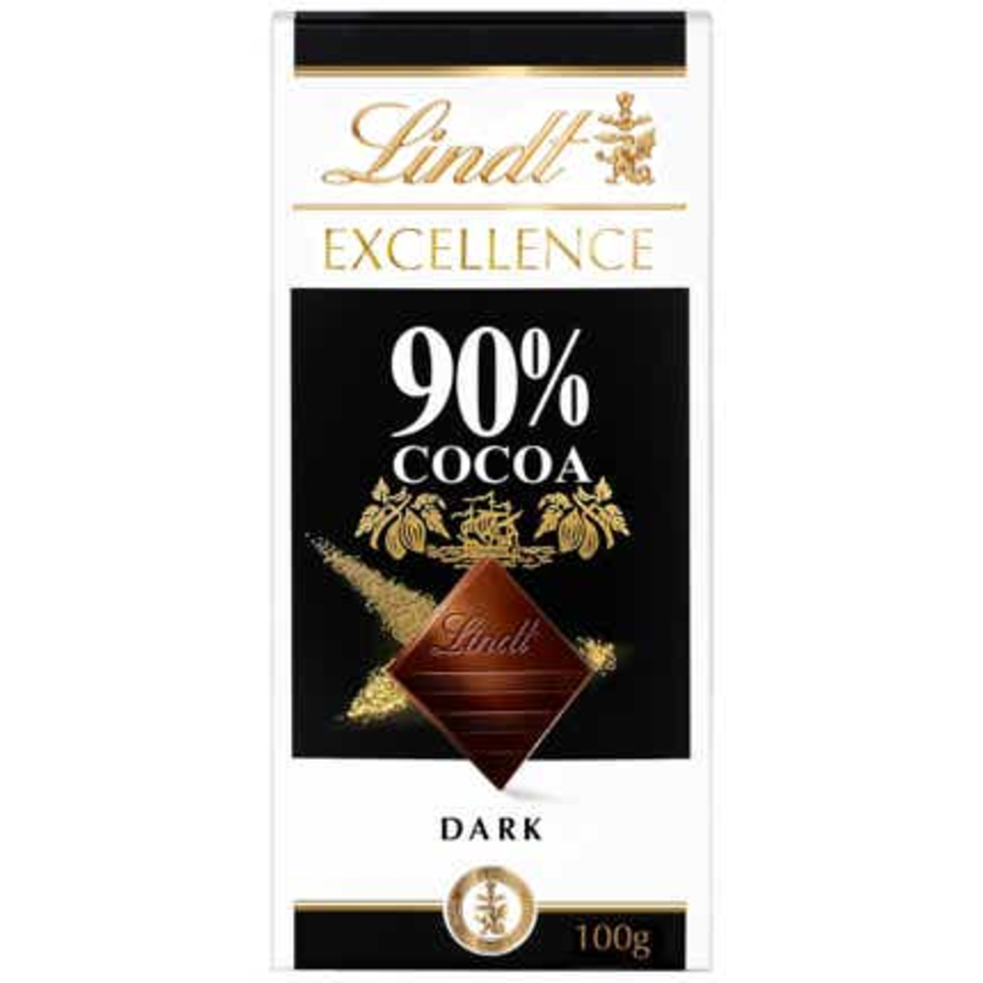 Lindt Excellence Hořká čokoláda 90% kakaa