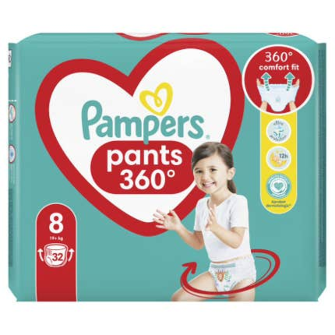 Pampers Pants Plenkové kalhotky vel. 8 (19+ kg)