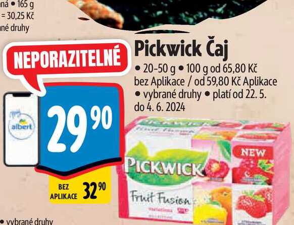   Pickwick Čaj  20 -50 g
