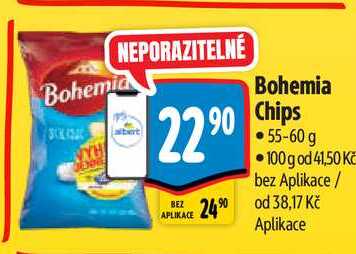 Bohemia Chips, 55-60 g