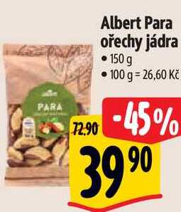 Albert Para ořechy jádra, 150 g 