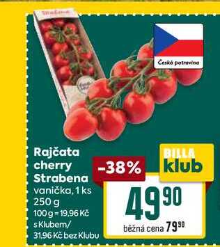 Rajčata cherry Strabena vanička, 1 ks 250 g