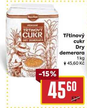 Třtinový cukr demerara Dry 1 kg 