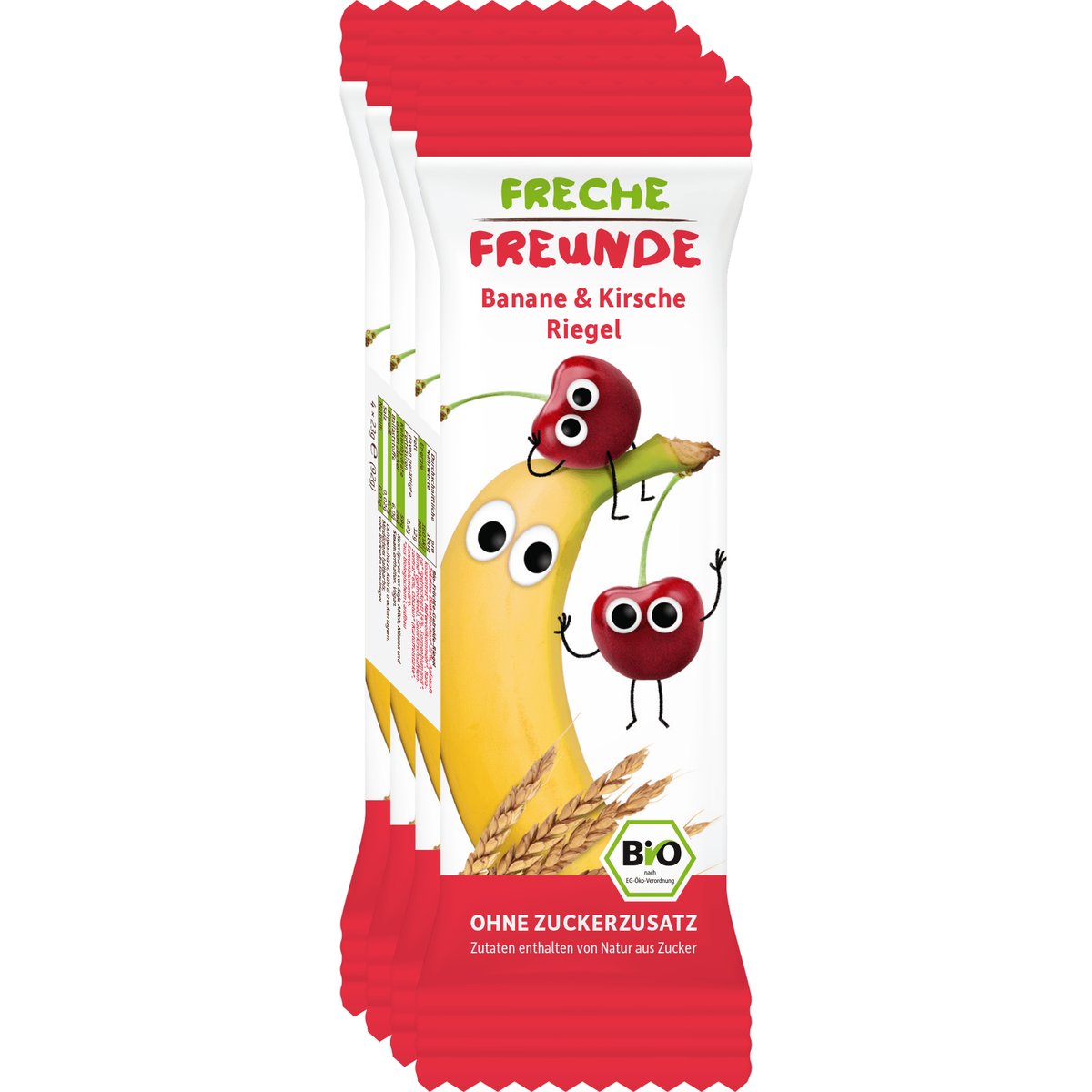 Freche Freunde BIO Ovocná tyčinka banán a třešeň (4×23g)
