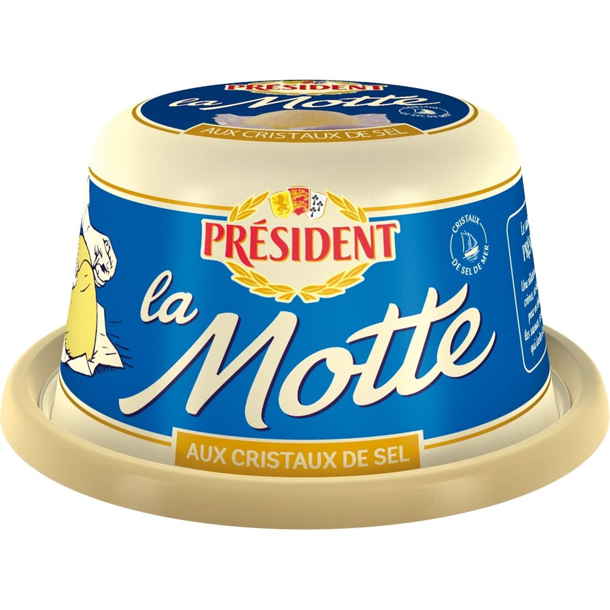 Président La Motte máslo s mořskou solí