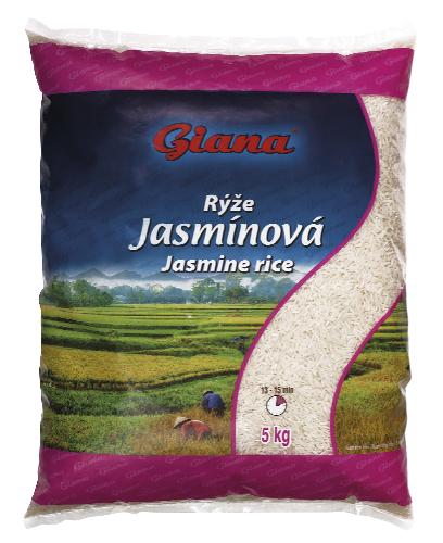 Giana rýže jasmínová, 5 kg