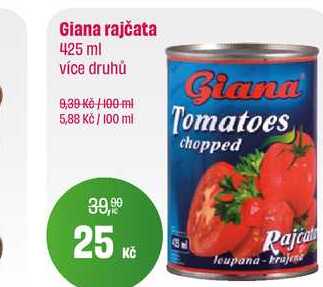 Giana rajčata 425 ml více druhů 