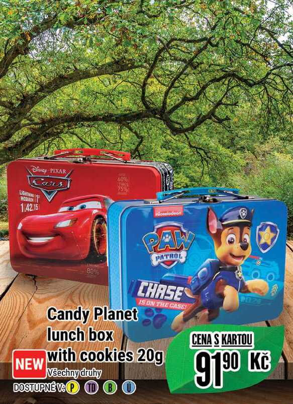 Candy Planet lunch box with cookies 20g 